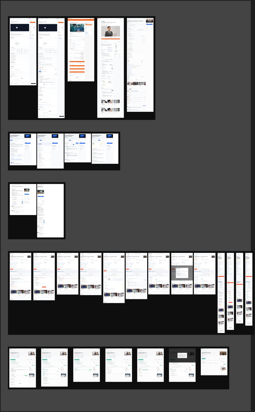Five rounds of AI-assisted explorations